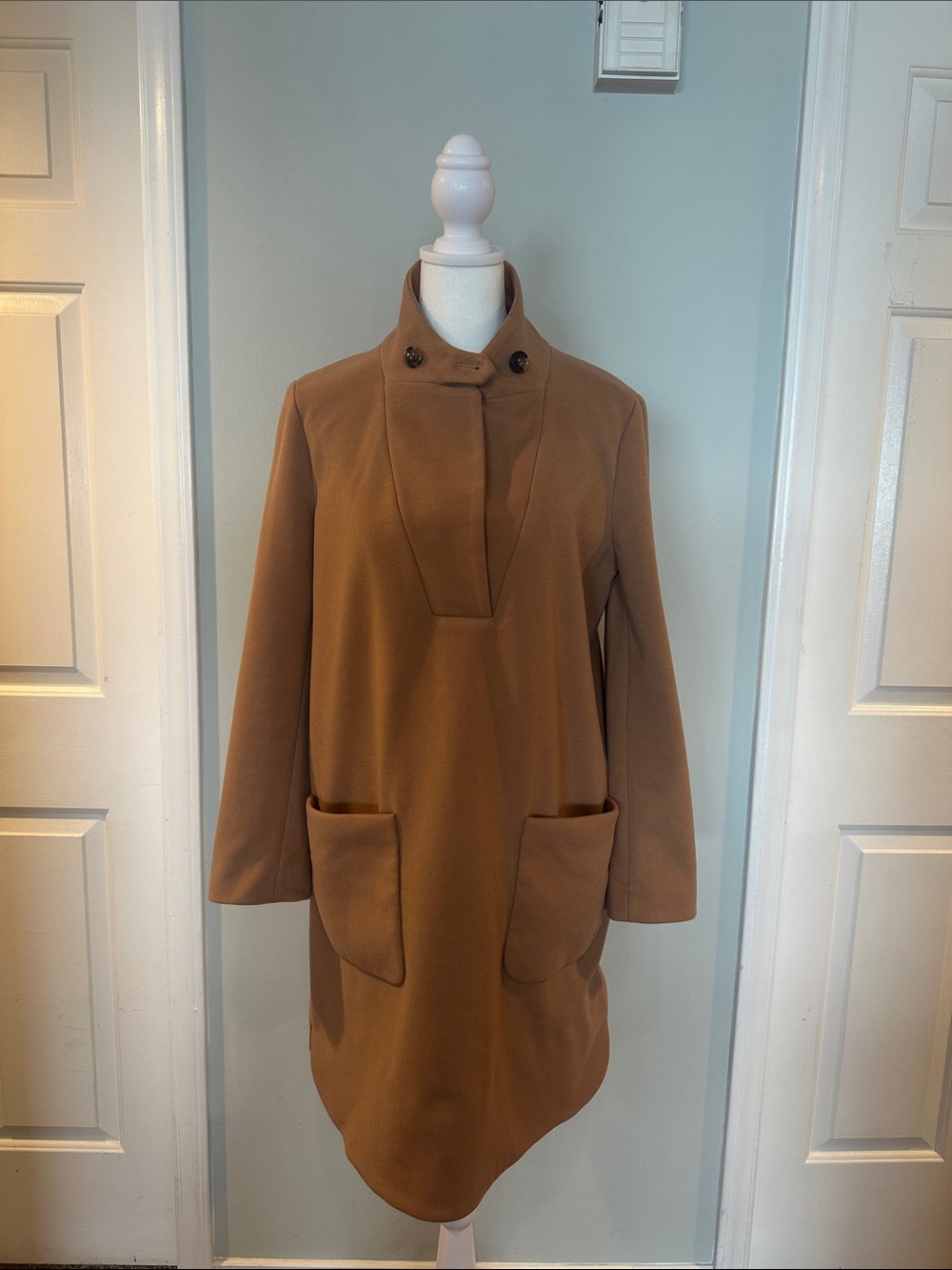 Tuckernuck Camel Emerson Coat Dress